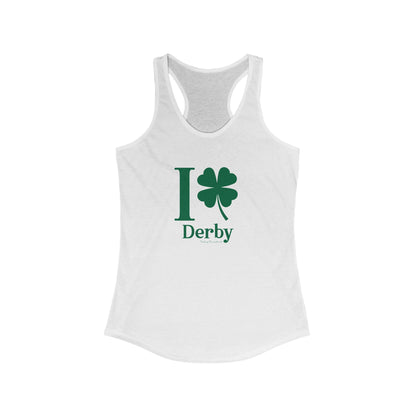 I Clover Derby Women's Ideal Racerback Tank Top