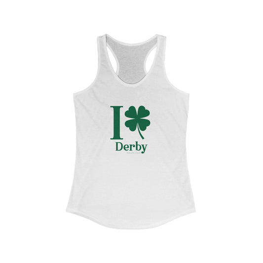 I Clover Derby Women's Ideal Racerback Tank Top