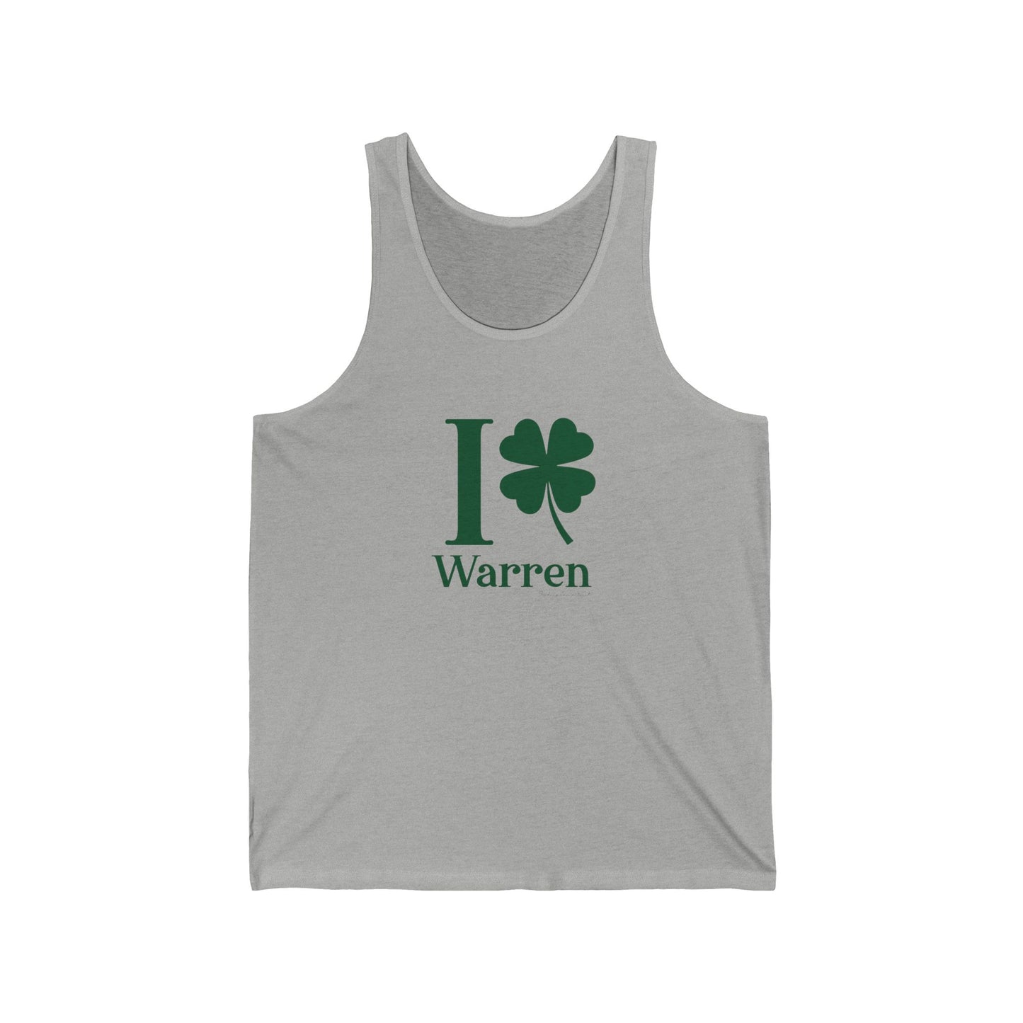 I Clover Warren Unisex Jersey Tank Top