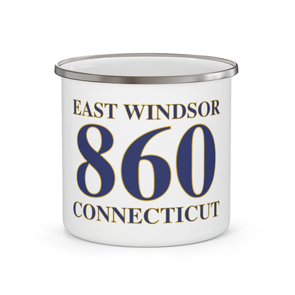 East Windsor 860 Connecticut Enamel Camping Mug