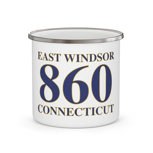 East Windsor 860 Connecticut Enamel Camping Mug