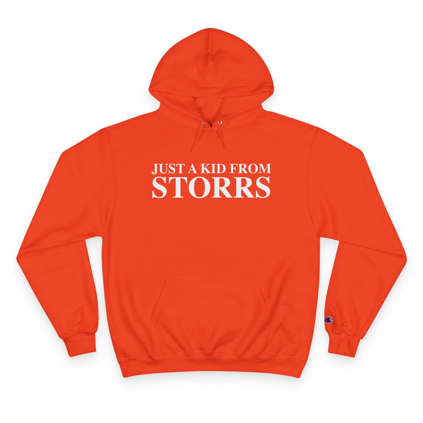 Just a kid from Storrs Champion Hoodie