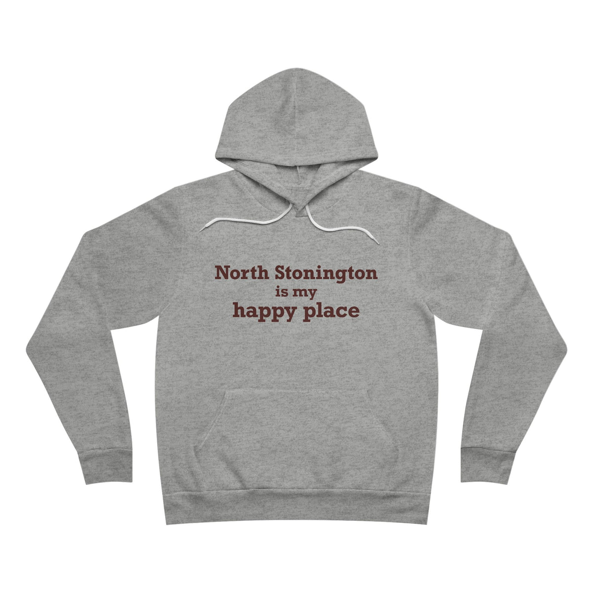 North Stonington is My Happy Place Unisex Sponge Fleece Pullover Hoodie