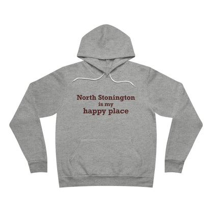 North Stonington is My Happy Place Unisex Sponge Fleece Pullover Hoodie