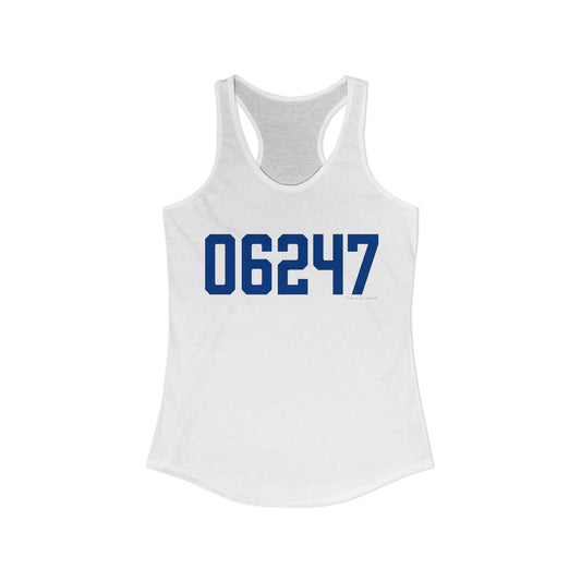 06247 Hampton Connecticut Zip Code Women's Ideal Racerback Tank Top