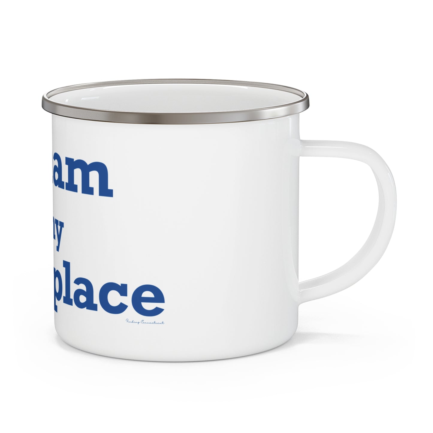 Putnam is My Happy Place Enamel Camping Mug