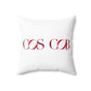 41 Tilt Cos Cob Spun Polyester Square Pillow