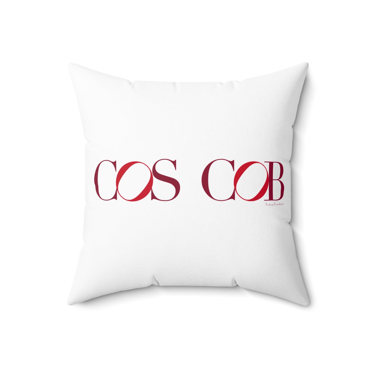 41 Tilt Cos Cob Spun Polyester Square Pillow