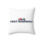 Love West Norwalk Spun Polyester Square Pillow