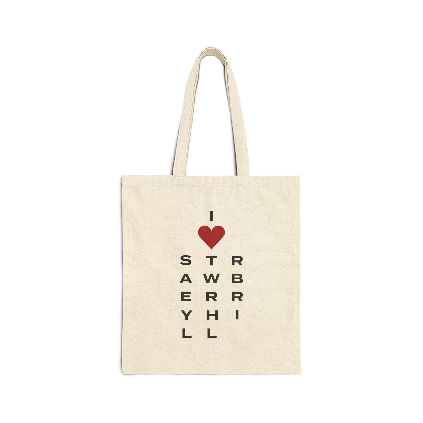 Strawberry Hill Vision Cotton Canvas Tote Bag