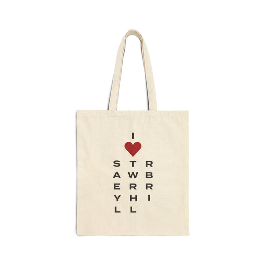 Strawberry Hill Vision Cotton Canvas Tote Bag