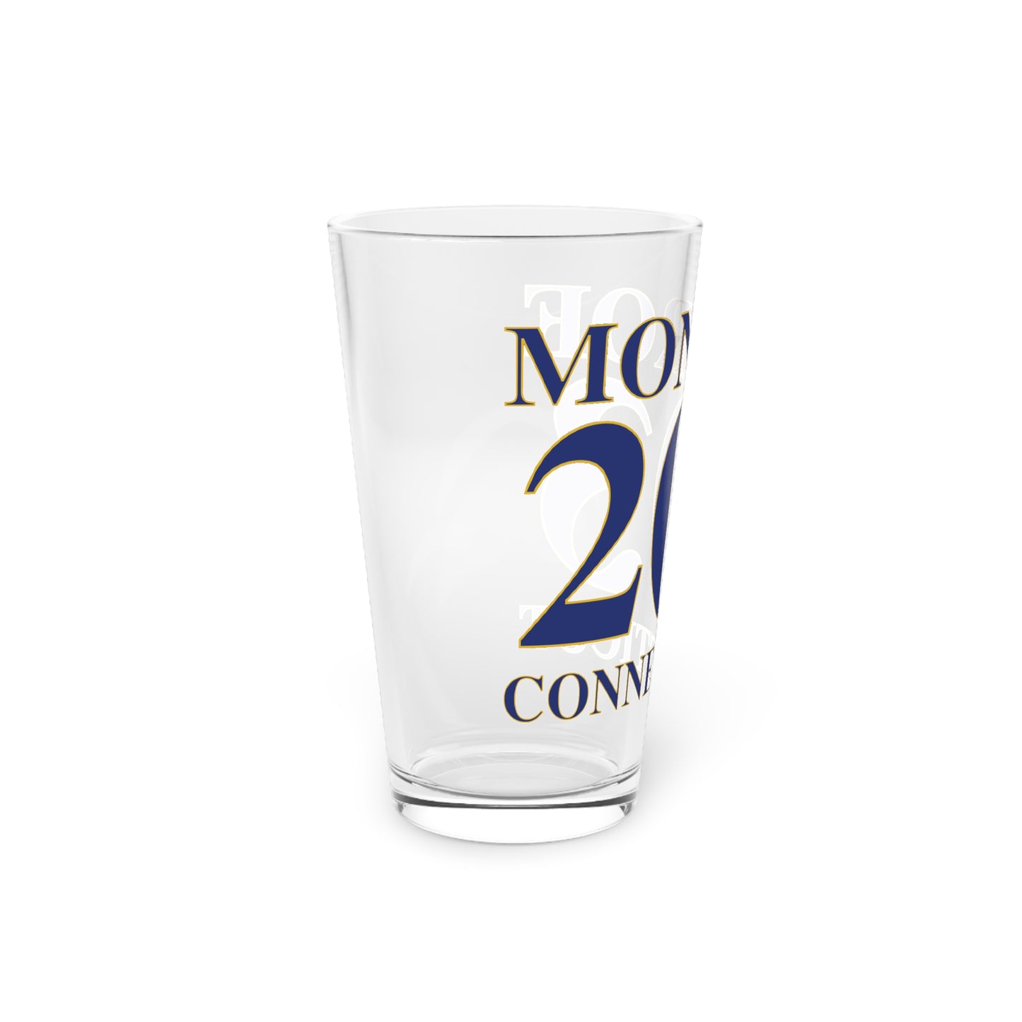 Monroe 203 Connecticut  Pint Glass, 16oz