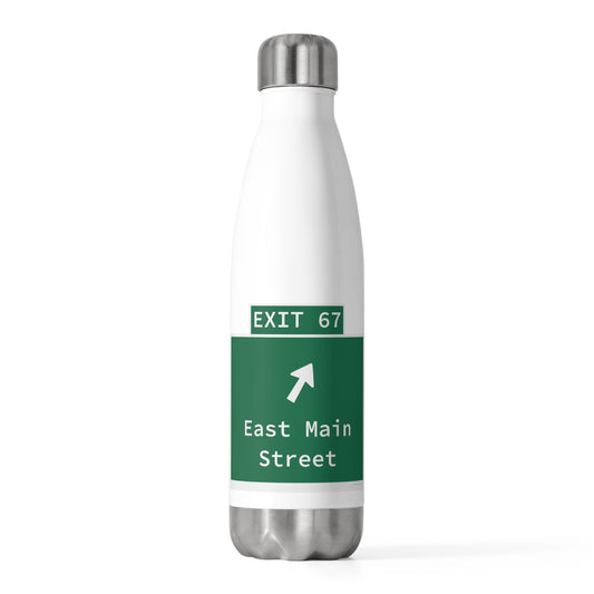 Vintage WCP Exit 67 Sign 20oz Insulated Bottle