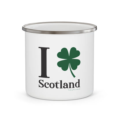 I Clover Scotland Enamel Camping Mug