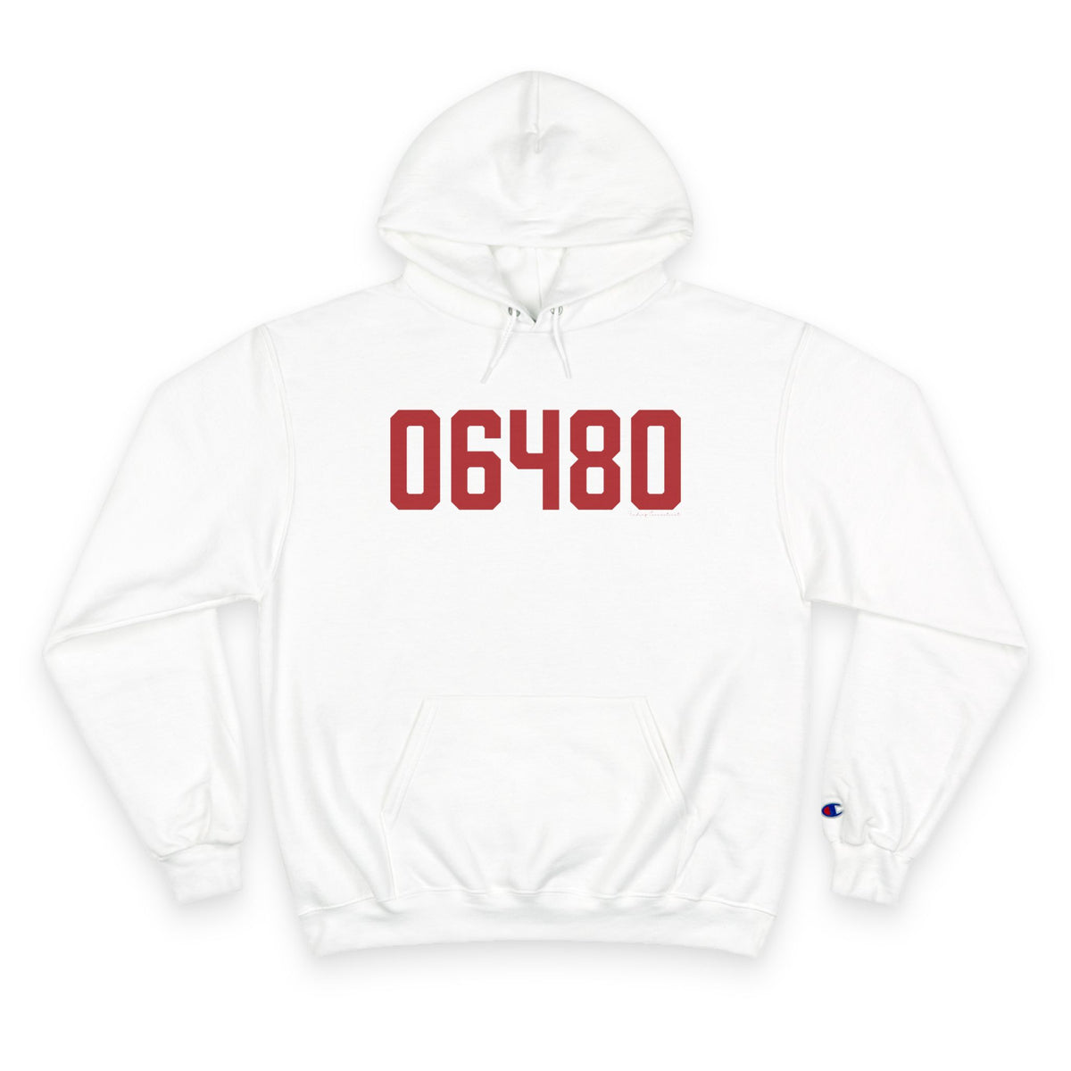 06480 Portland Connecticut Zip Code Champion Hoodie