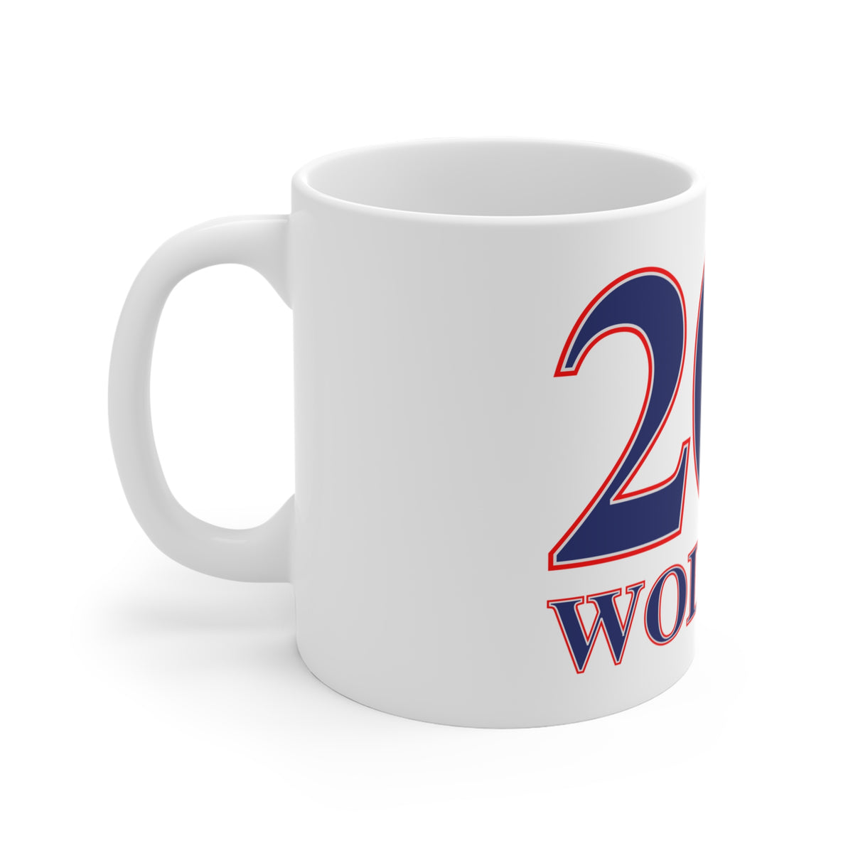 Wolcott Red, White & Blue Flag Mug 11oz