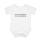 Just a kid from Old Saybrook Infant Baby Rib Bodysuit