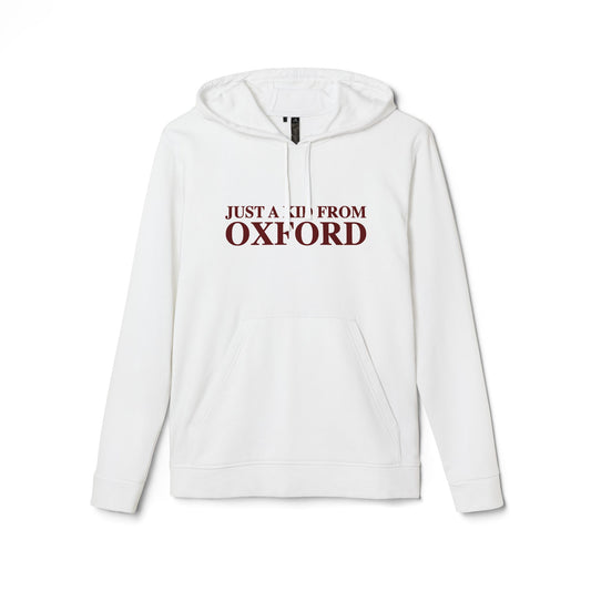 Just a kid from Oxford adidas Unisex Fleece Hoodie
