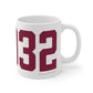 06032 Farmington Connecticut Zip Code Mug 11oz