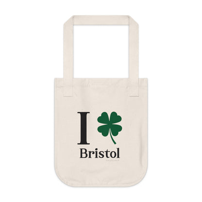 I Clover Bristol Organic Canvas Tote Bag