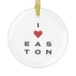 Easton Vision Glass Ornaments