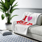 I Heart FFLD Sherpa Fleece Blanket