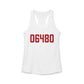 06480 Portland Connecticut Zip Code Women's Ideal Racerback Tank Top
