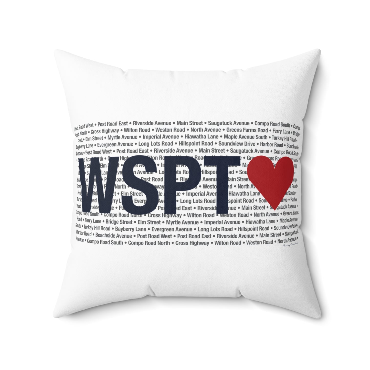 Westport Love Spun Polyester Square Pillow