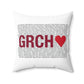 Greenwich Love Spun Polyester Square Pillow