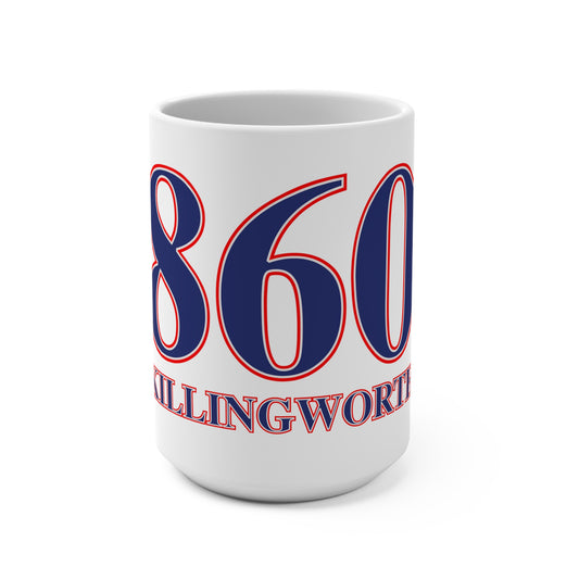 860 Killingworth Red, White & Blue Mug 15oz