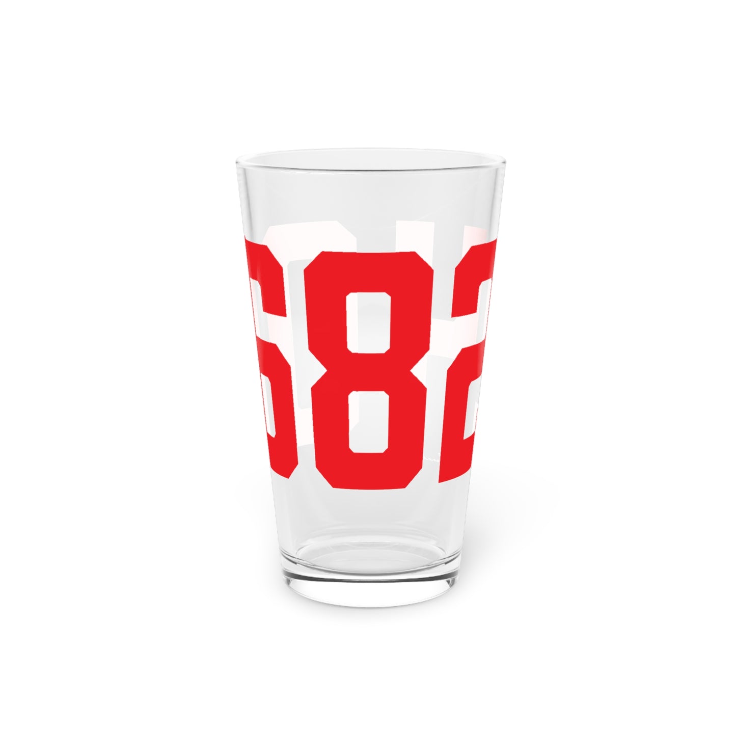 06824 Fairfield Connecticut Zip Code Pint Glass, 16oz