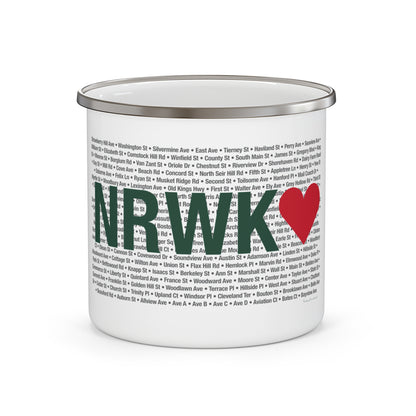 Norwalk Love Enamel Camping Mug