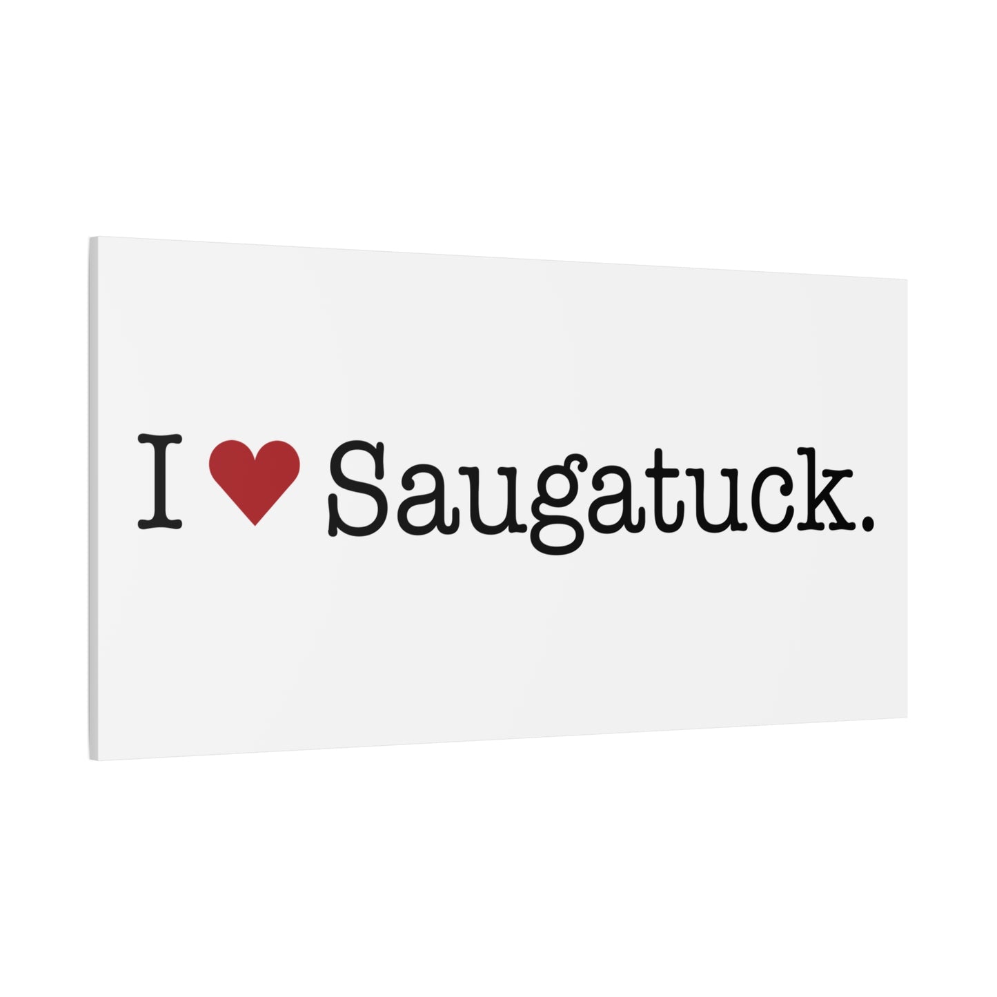 I Heart Saugatuck. Matte Canvas, Stretched, 1.25"