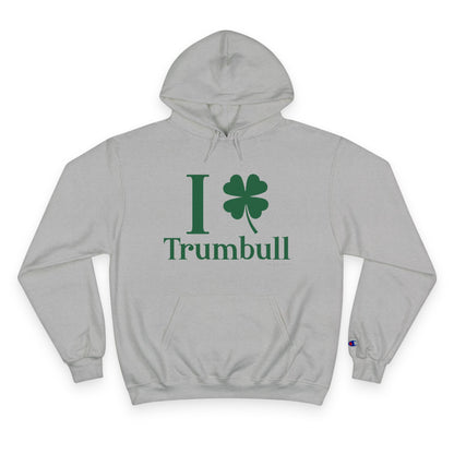 I Clover Trumbull Champion Hoodie