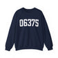 06375 - New London Connecticut Zip Code - Unisex Heavy Blend™ Crewneck Sweatshirt