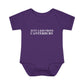 Just a kid from Canterbury Infant Baby Rib Bodysuit