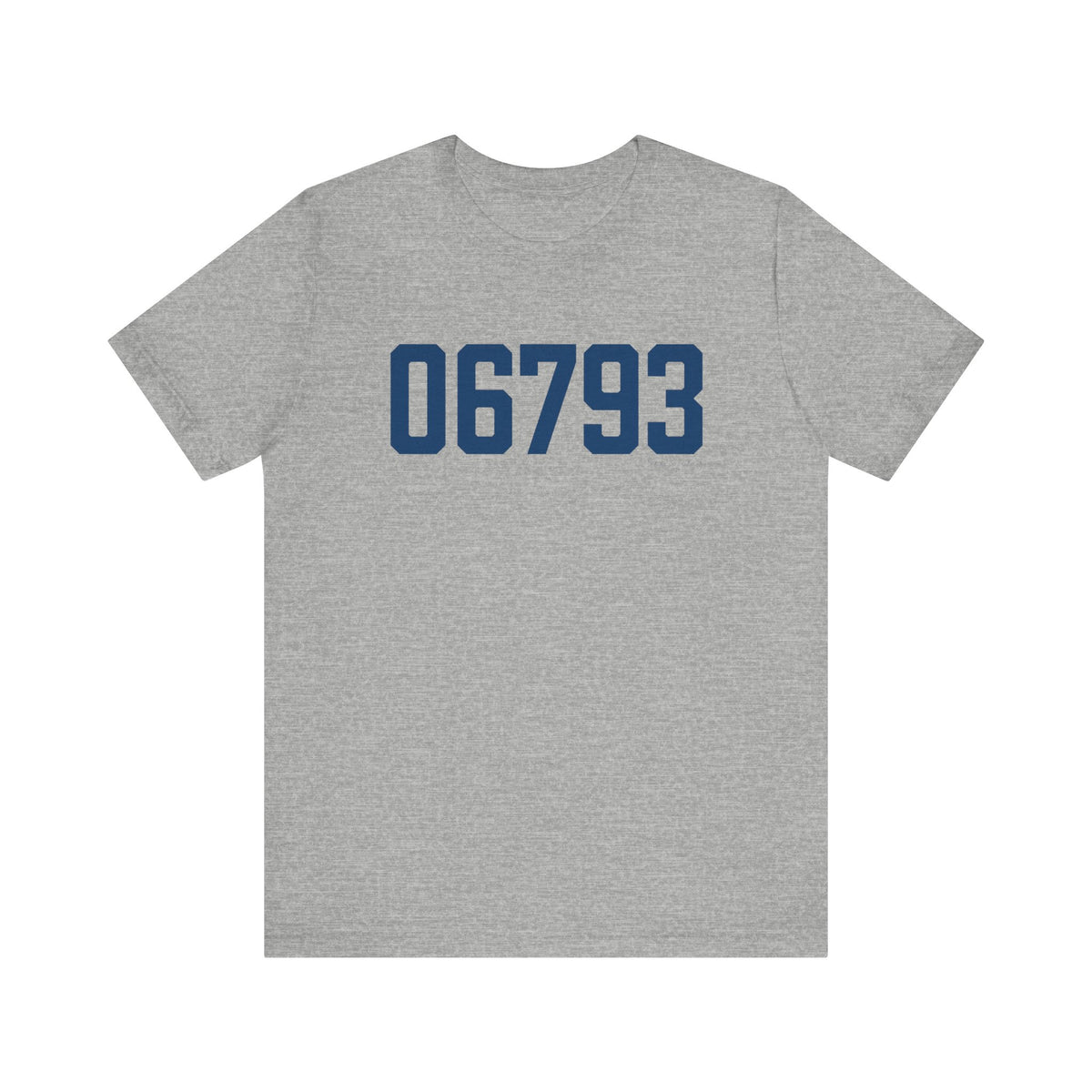06793 Washington Connecticut Zip Code Jersey Short Sleeve T-Shirt