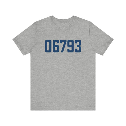 06793 Washington Connecticut Zip Code Jersey Short Sleeve T-Shirt