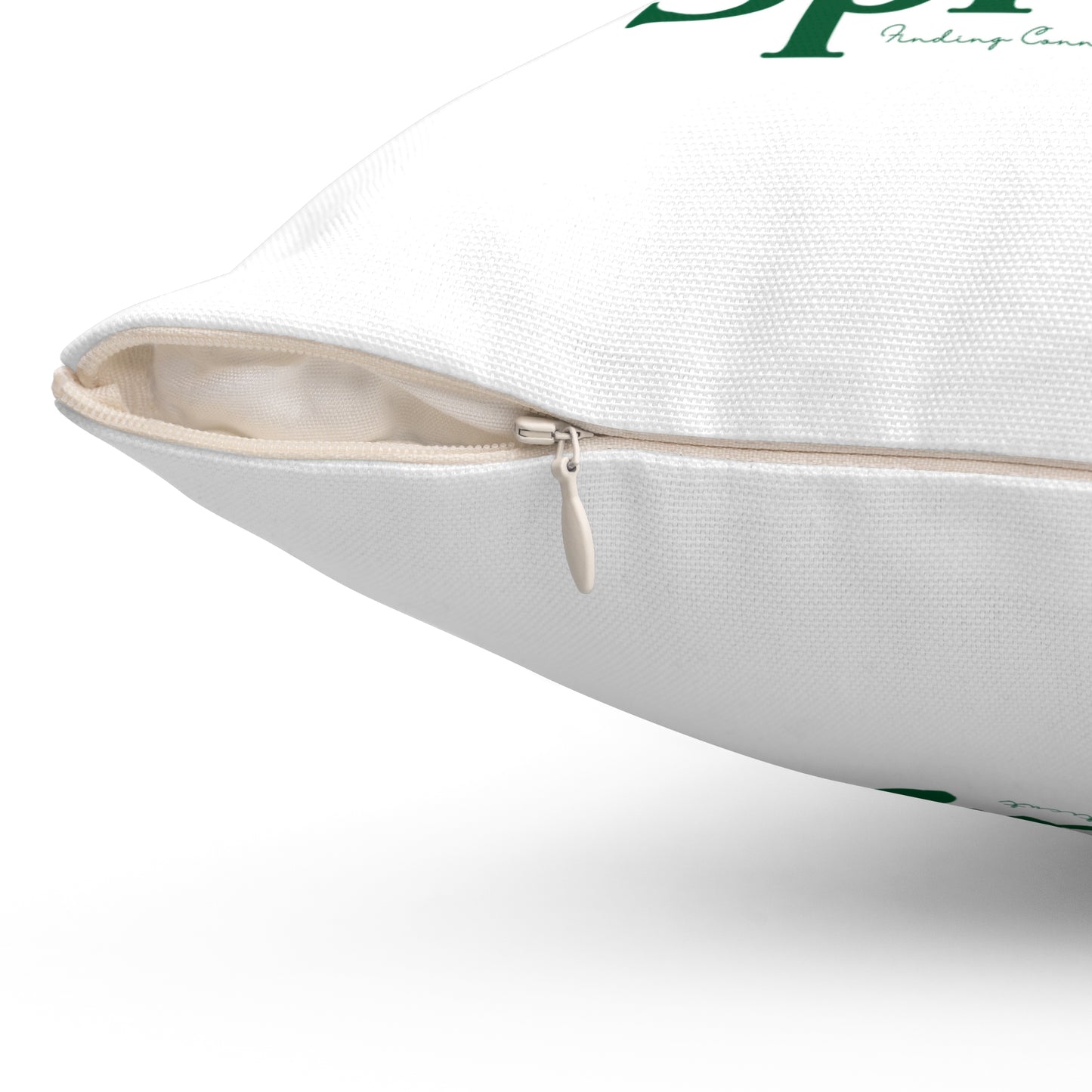 I Clover Sprague Spun Polyester Square Pillow