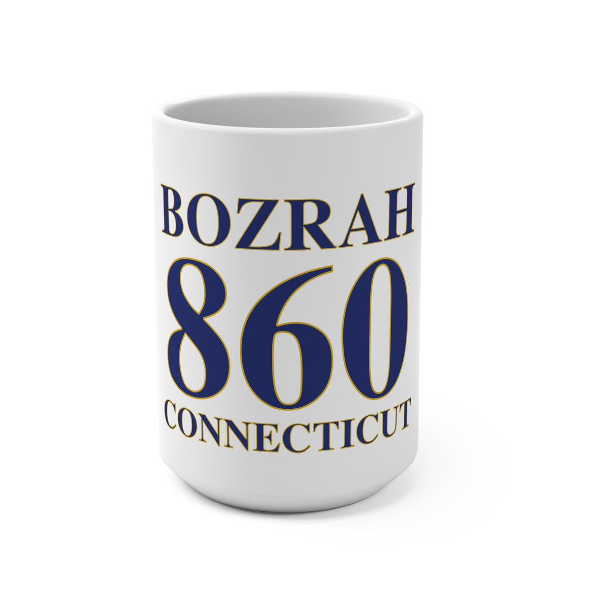Bozrah 860 Connecticut Mug 15oz
