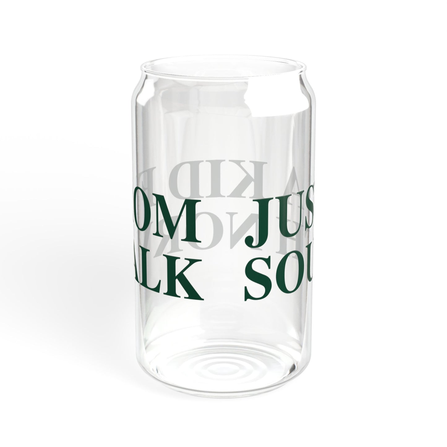Just a kid from South Norwalk Sipper Glass, 16oz