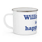 Willimantic is My Happy Place Enamel Camping Mug