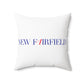 41 Tilt New Fairfield Spun Polyester Square Pillow