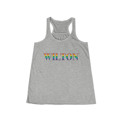 Wilton Rainbow Women's Flowy Racerback Tank