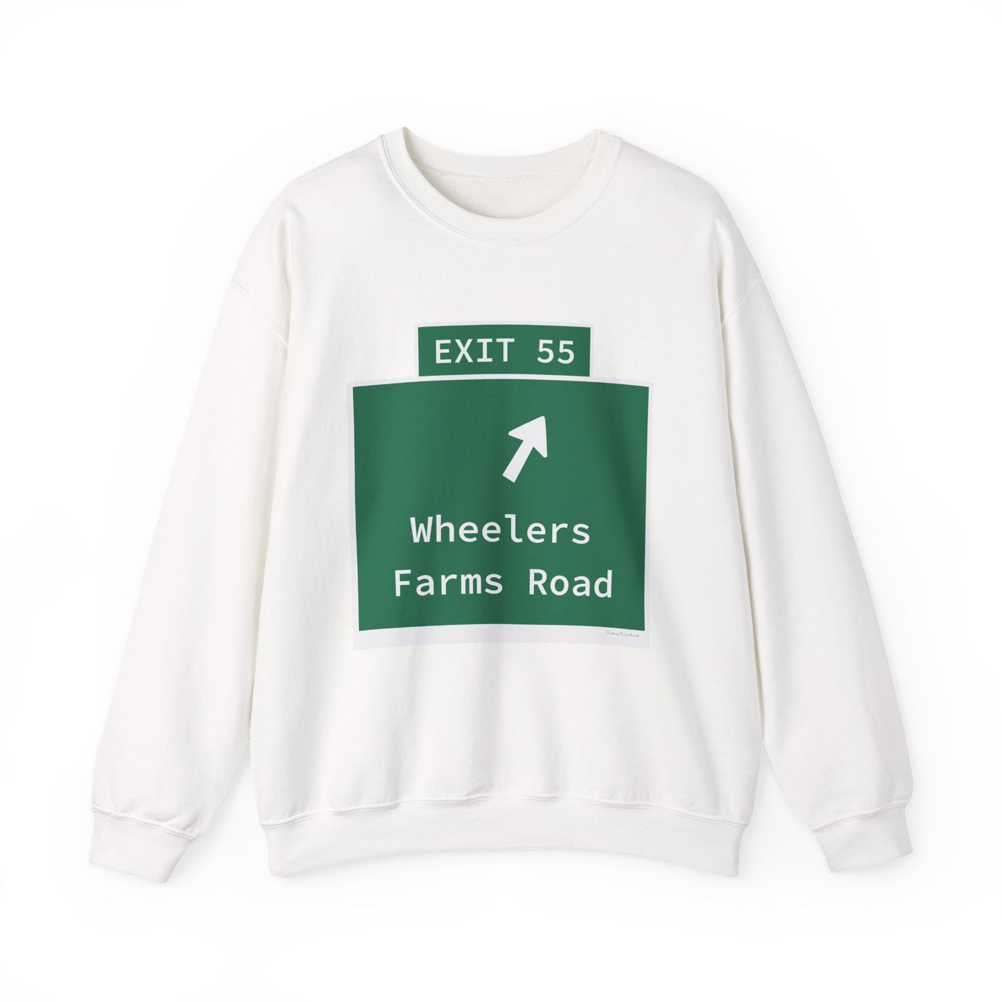 Vintage WCP Exit 55 Sign Unisex Heavy Blend™ Crewneck Sweatshirt