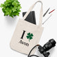 I Clover Avon Organic Canvas Tote Bag