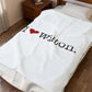 I Heart Wilton. Velveteen Plush Blanket