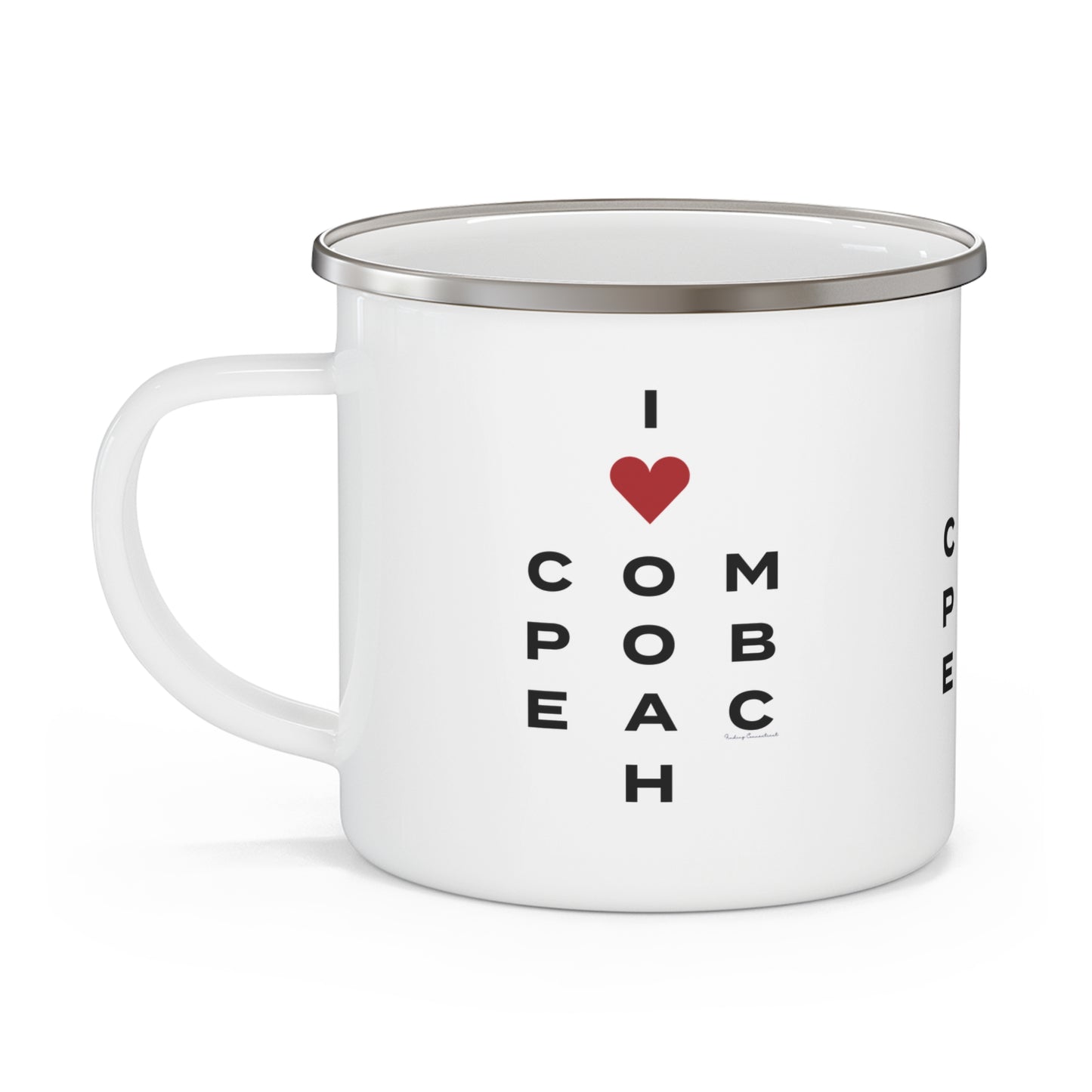 Compo Beach Vision Enamel Camping Mug