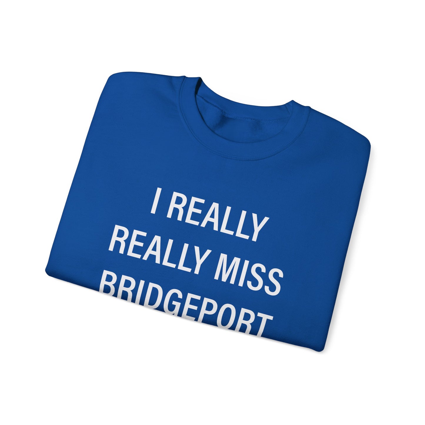 I Really Really Miss Bridgeport  Unisex Heavy Blend™ Crewneck Sweatshirt