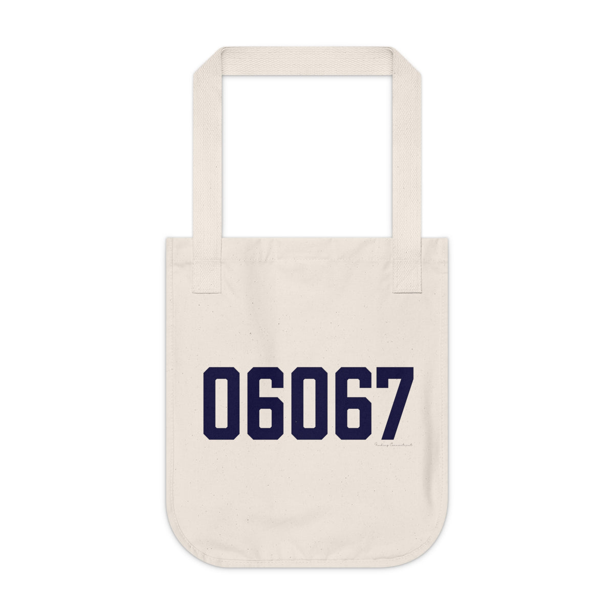 06067 Rocky Hill Connecticut Zip Code Organic Canvas Tote Bag